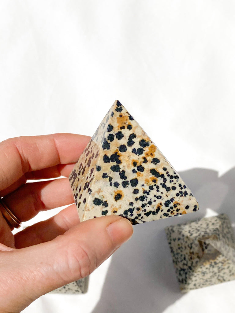 Dalmatian Jasper Pyramid | Medium - Unearthed Crystals
