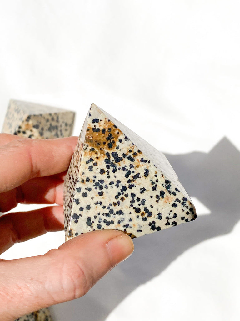 Dalmatian Jasper Pyramid | Medium - Unearthed Crystals