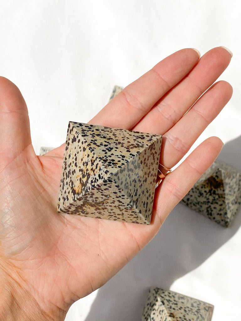 Dalmatian Jasper Pyramid | Medium - Unearthed Crystals
