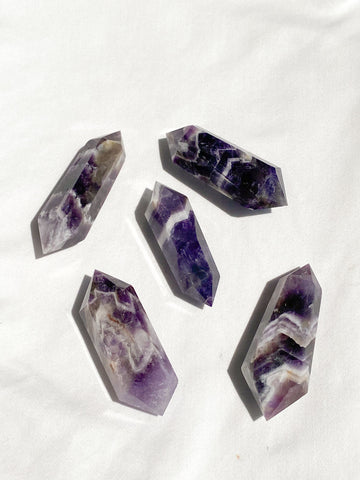 Dream Amethyst Double Terminated Point | Small - Unearthed Crystals