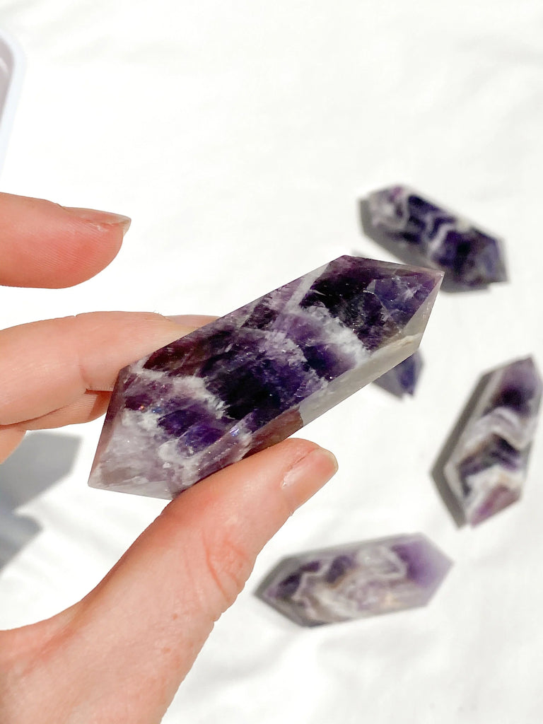 Dream Amethyst Double Terminated Point | Small - Unearthed Crystals