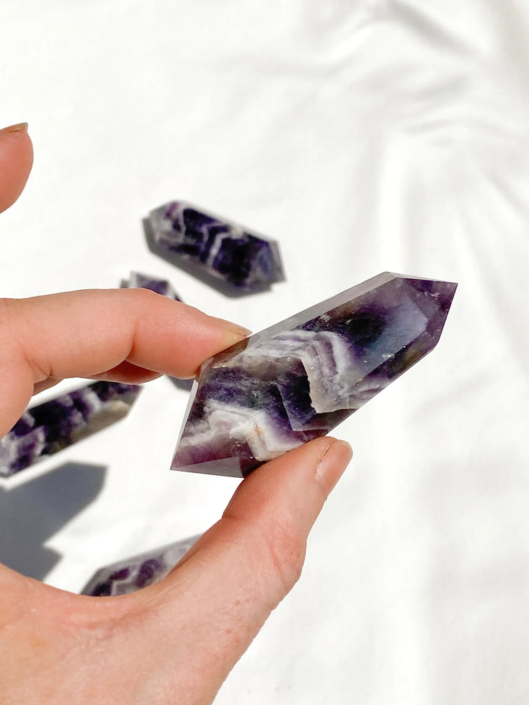 Dream Amethyst Double Terminated Point | Small - Unearthed Crystals