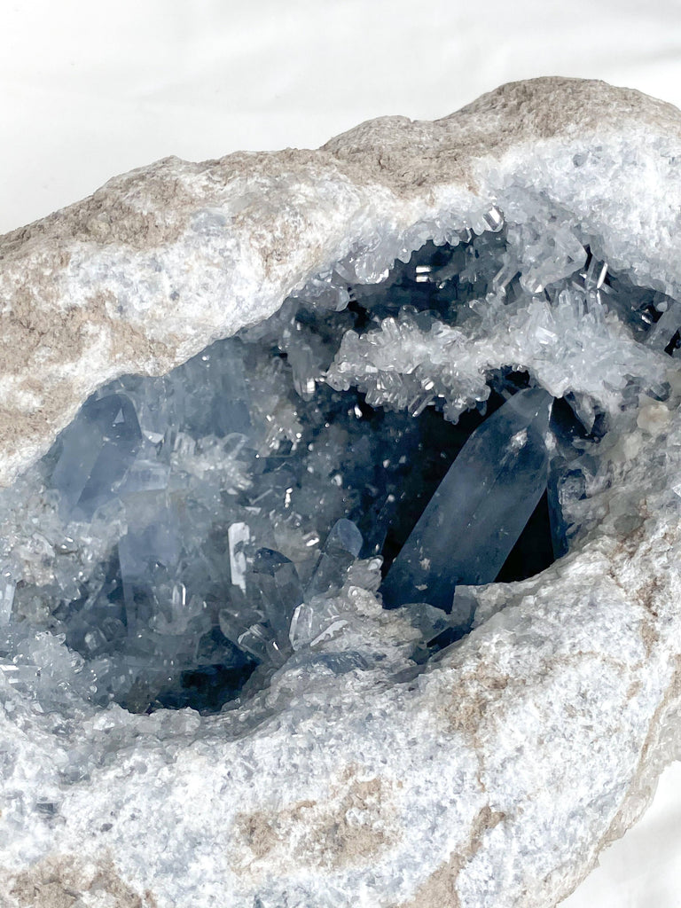 Celestite Geode | Exceptional Quality - Unearthed Crystals