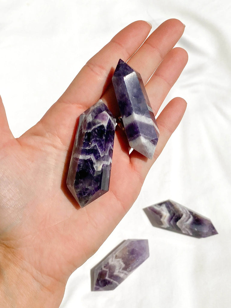 Dream Amethyst Double Terminated Point | Small - Unearthed Crystals