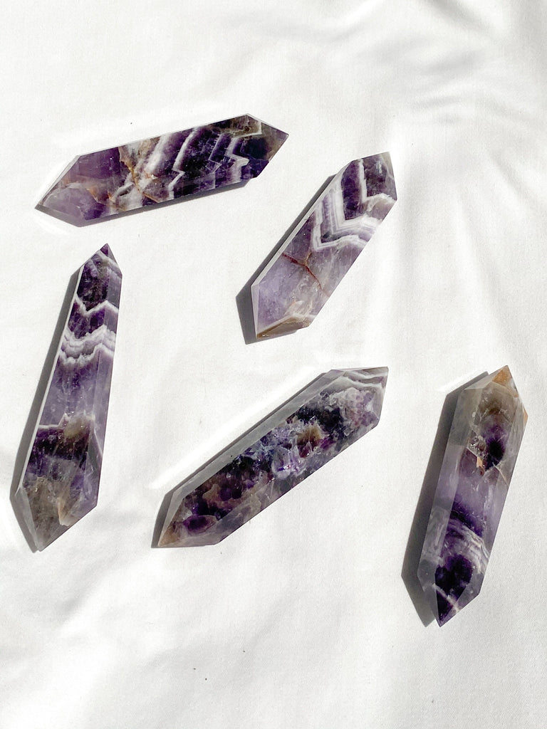 Dream Amethyst Double Terminated Point | Medium - Unearthed Crystals
