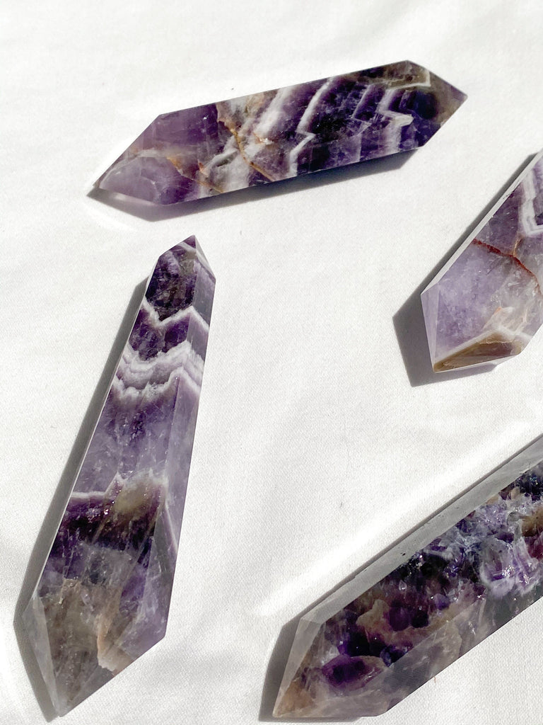 Dream Amethyst Double Terminated Point | Medium - Unearthed Crystals