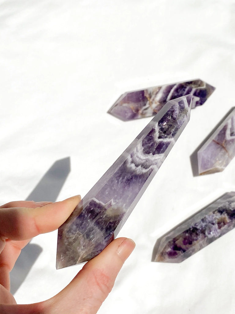 Dream Amethyst Double Terminated Point | Medium - Unearthed Crystals
