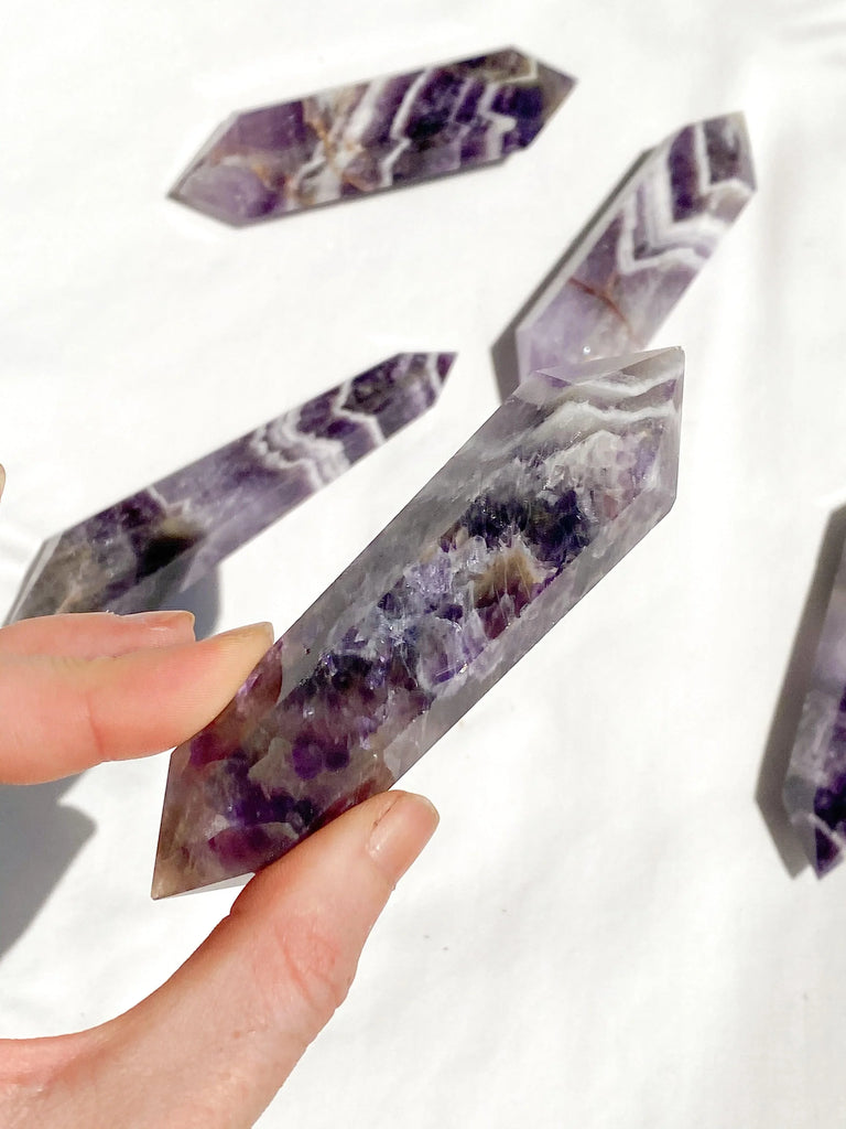 Dream Amethyst Double Terminated Point | Medium - Unearthed Crystals