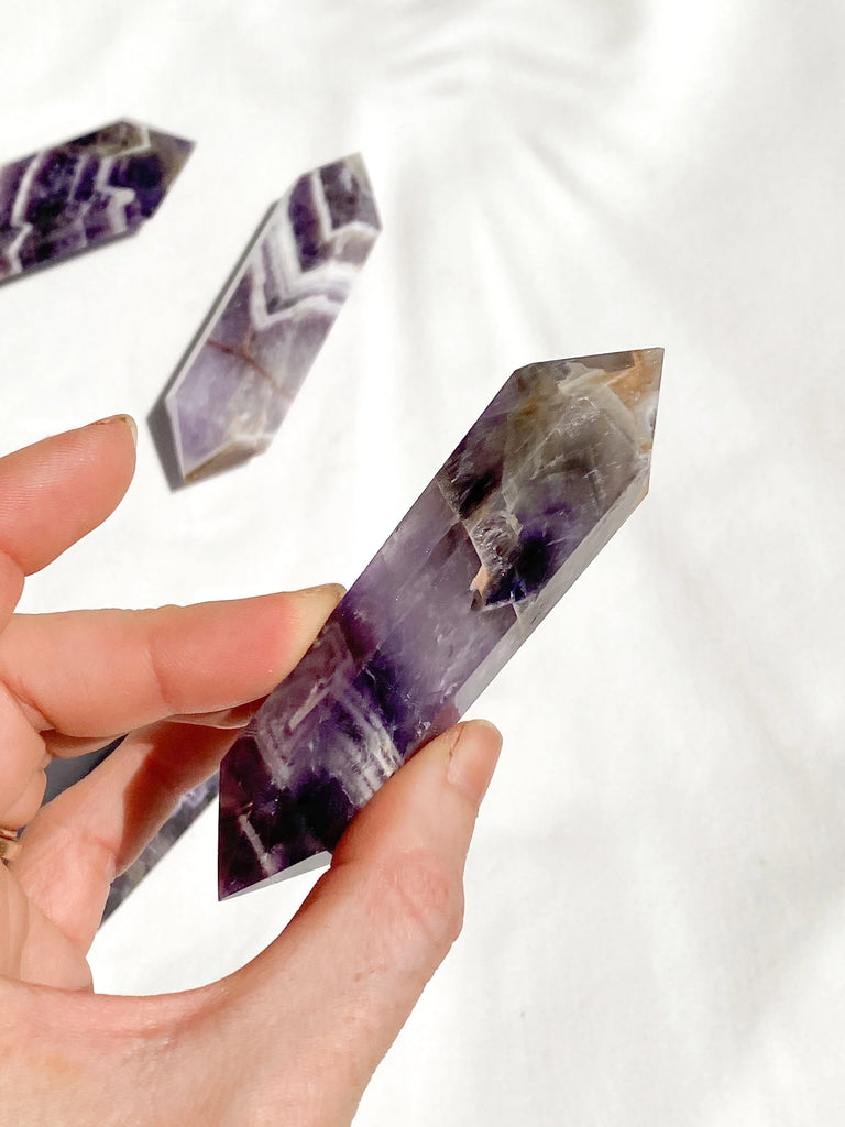 Dream Amethyst Double Terminated Point | Medium - Unearthed Crystals
