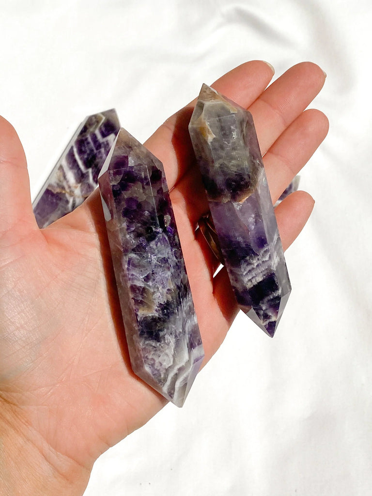 Dream Amethyst Double Terminated Point | Medium - Unearthed Crystals
