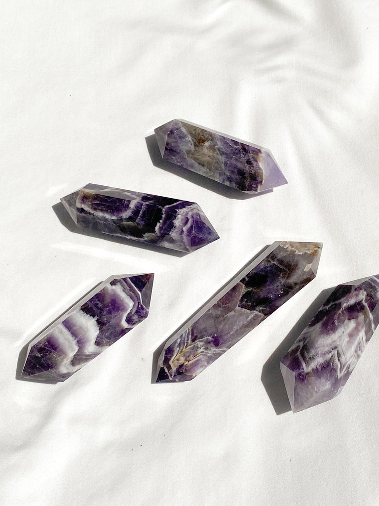 Dream Amethyst Double Terminated Point | Large - Unearthed Crystals