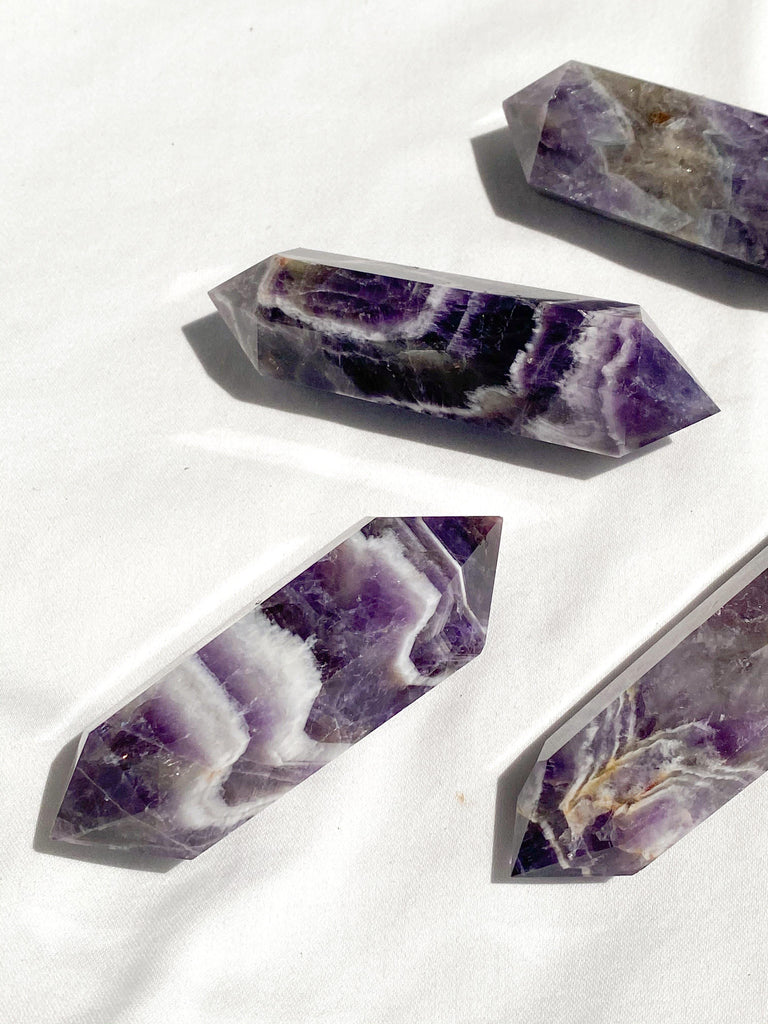 Dream Amethyst Double Terminated Point | Large - Unearthed Crystals