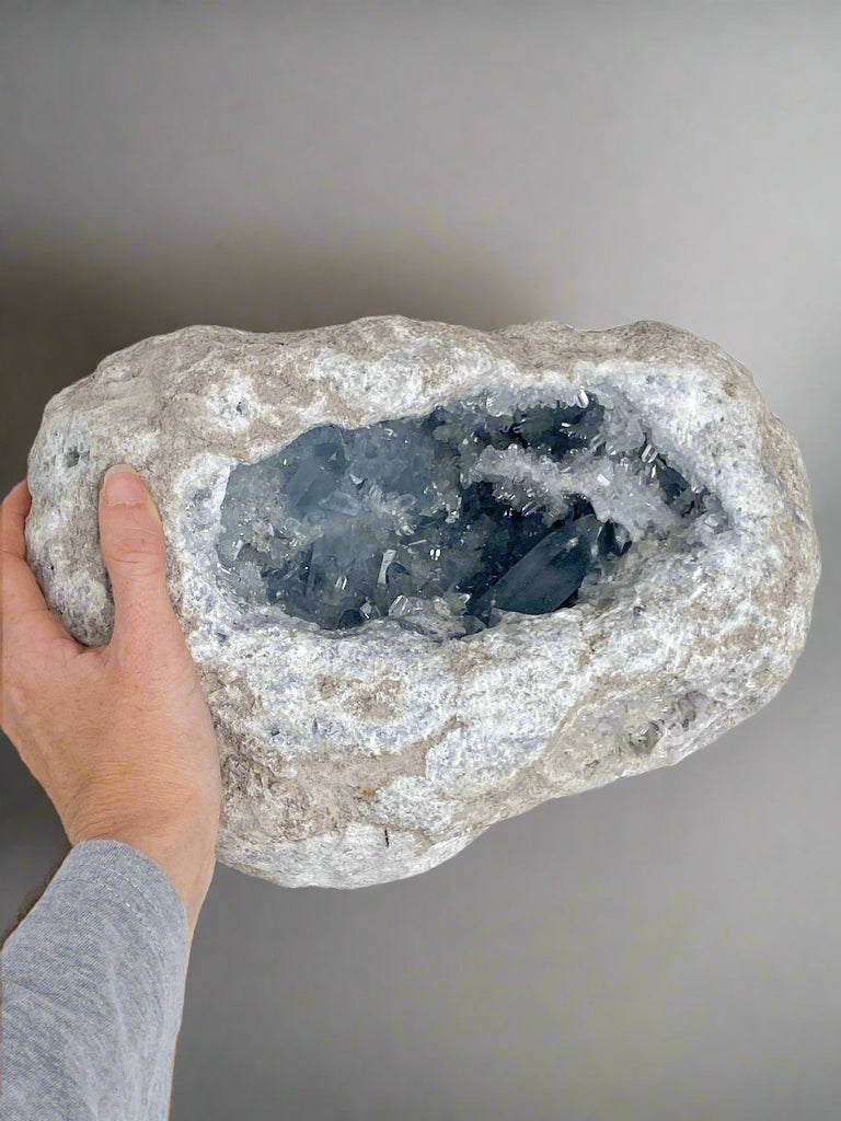 Celestite Geode | Exceptional Quality - Unearthed Crystals