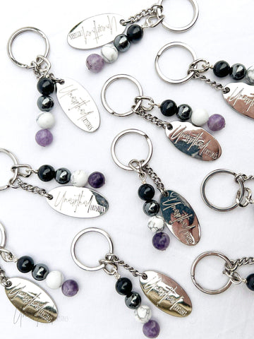 Antidote Keyring | Anxiety © - Unearthed Crystals