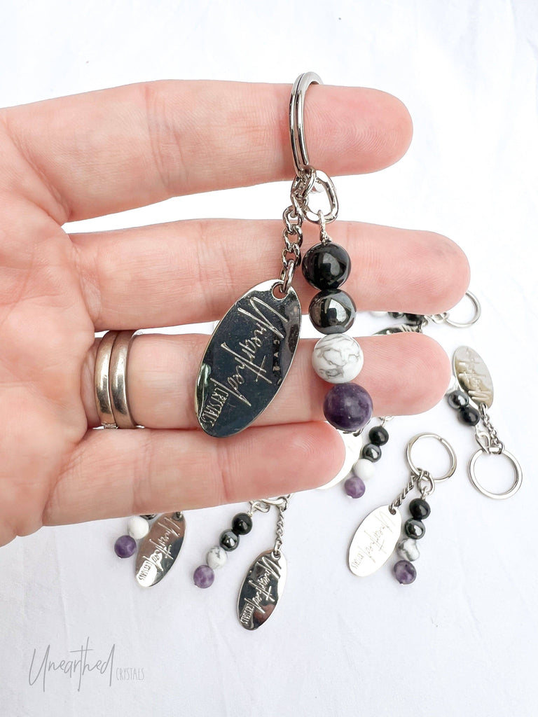 Antidote Keyring | Anxiety © - Unearthed Crystals
