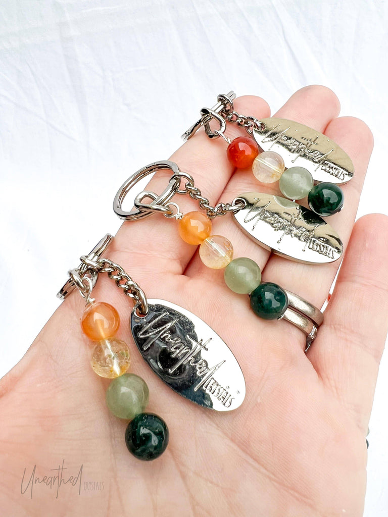 Antidote Keyring | Prosperity + Abundance © - Unearthed Crystals