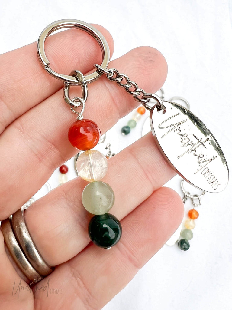 Antidote Keyring | Prosperity + Abundance © - Unearthed Crystals