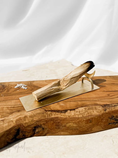 Brass Incense Holder | Mooney - Unearthed Crystals