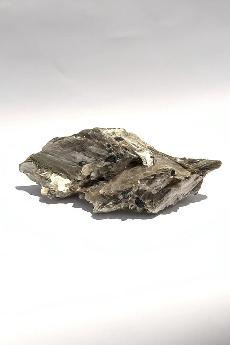 Mineral sample on a white background