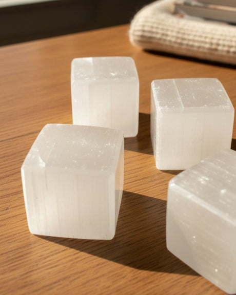 Selenite Cube - Unearthed Crystals