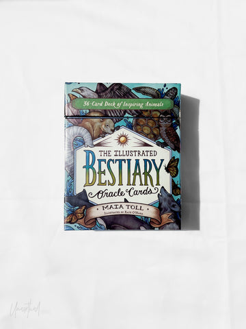 Illustrated Bestiary Oracle Cards - Unearthed Crystals