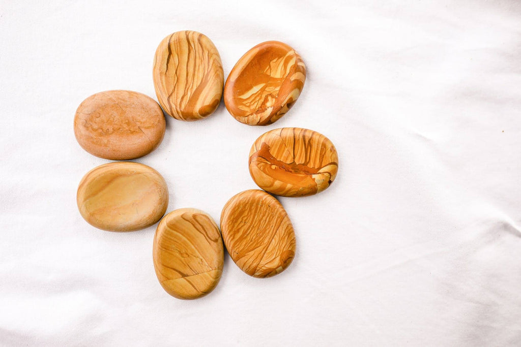 Picture Jasper Worry Stone - Unearthed Crystals