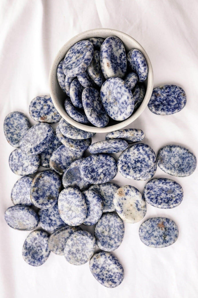Sodalite Worry Stone - Unearthed Crystals