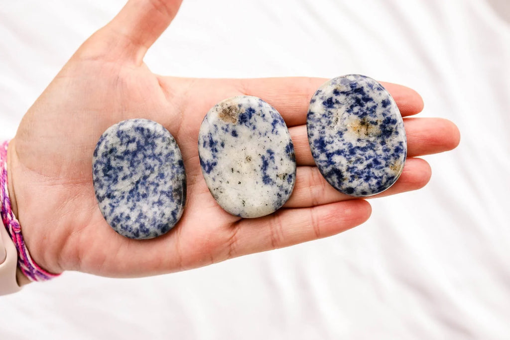Sodalite Worry Stone - Unearthed Crystals