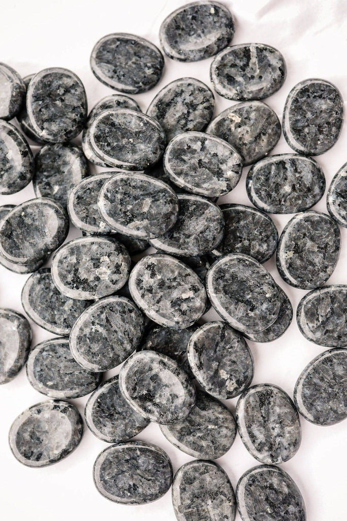 Larvikite Worry Stone - Unearthed Crystals