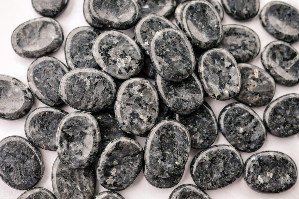 Larvikite Worry Stone - Unearthed Crystals