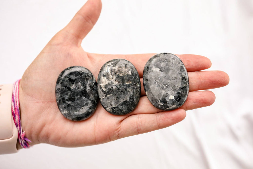 Larvikite Worry Stone - Unearthed Crystals