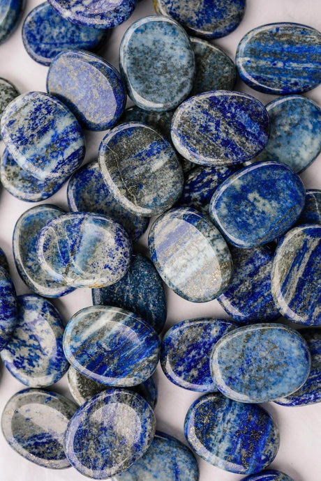 Lapis Lazuli Worry Stone - Unearthed Crystals