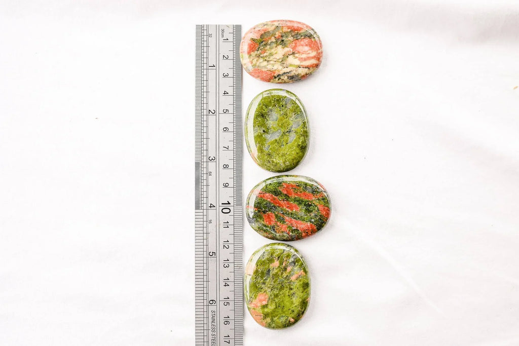 Unakite Worry Stone - Unearthed Crystals